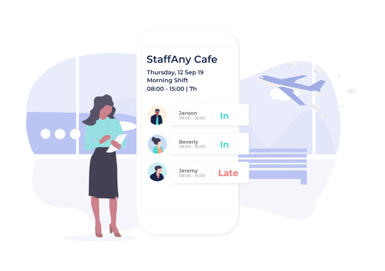 StaffAny onsite timeclock and attendance