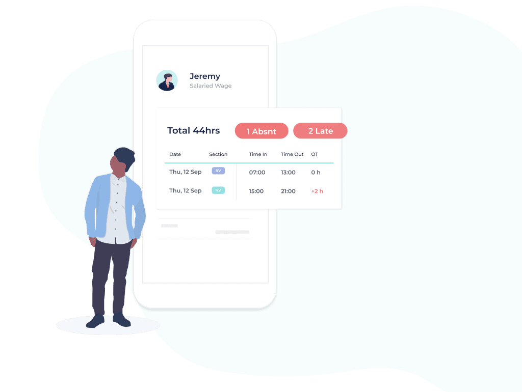 StaffAny attendance records illustration